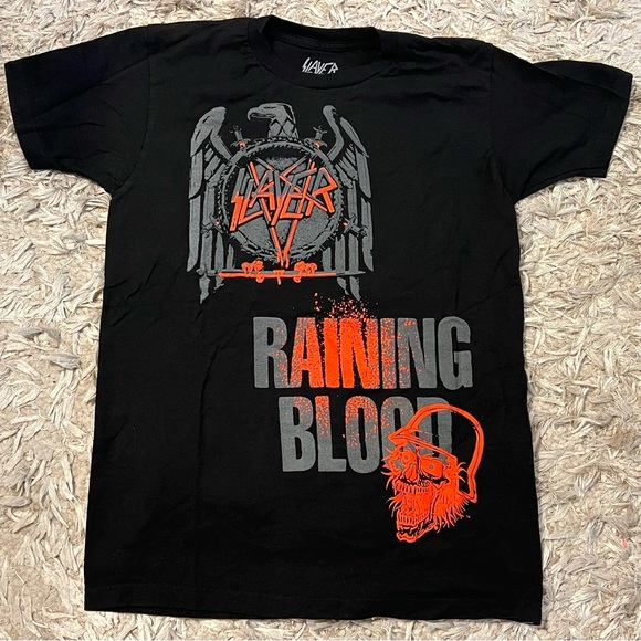 Hot Topic Other - Slayer Raining Blood Graphic Rock Band Tee Shirt Size Medium Goth Grunge Edgy